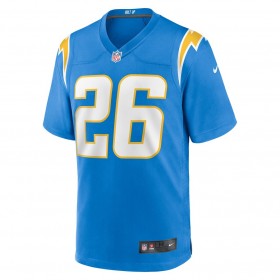 Camiseta Hombre Los Angeles Chargers Asante Samuel Jr. 26 Nike Azul 2021 NFL Draft